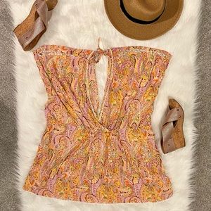 Victoria’s Secret bathing suit cover up with tie